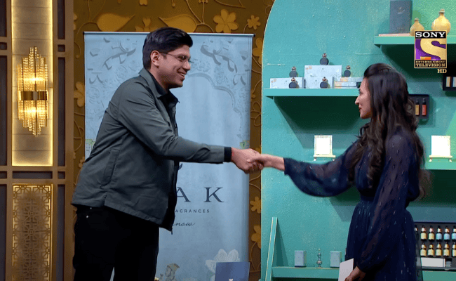 Isak at Shark Tank India