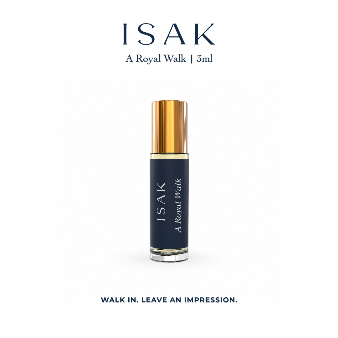 ISAK attar perfume bottle with Fresh opening and Oud