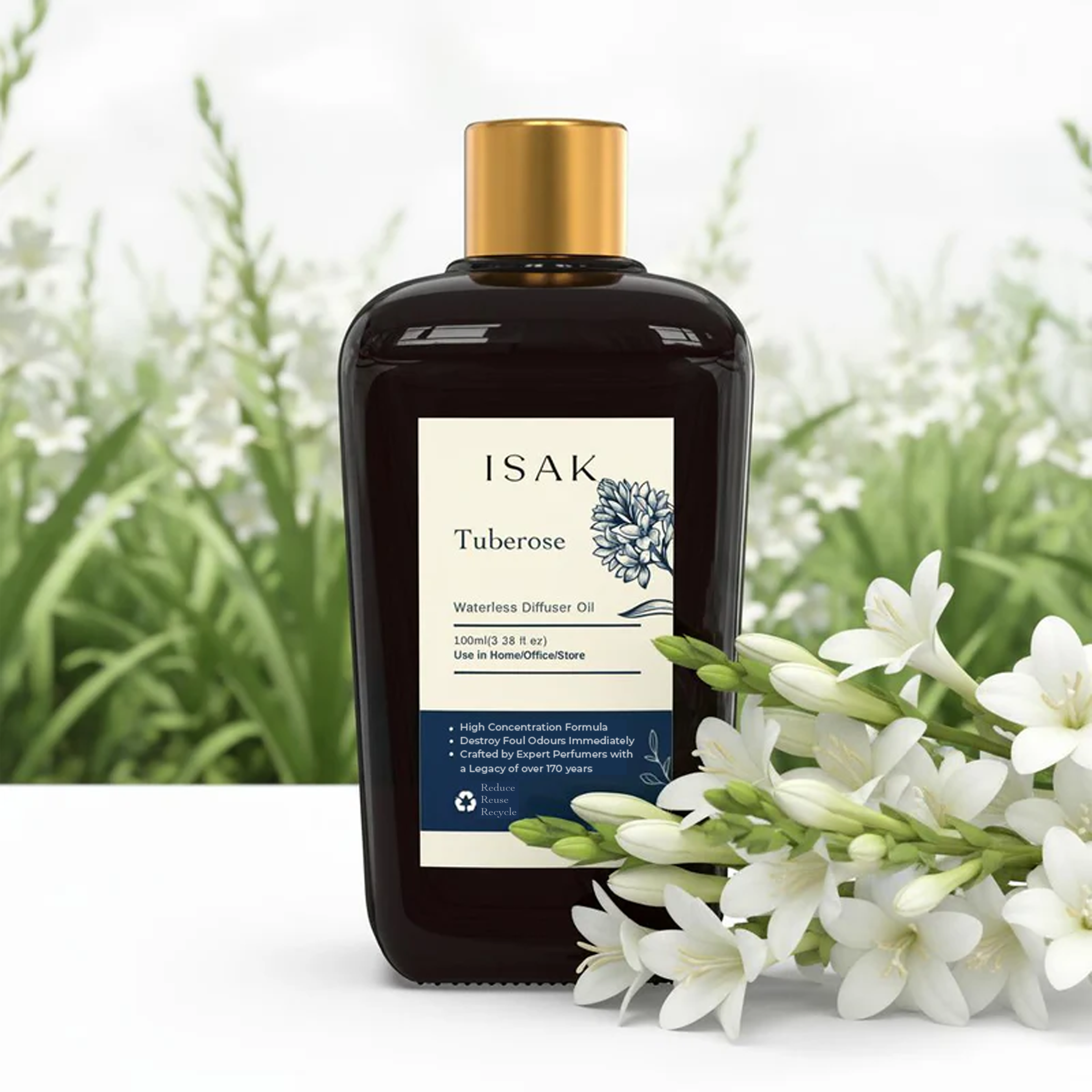 Waterless Diffuser Machine + Tuberose Fragrance Oil