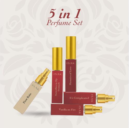 5 in 1 perfume set