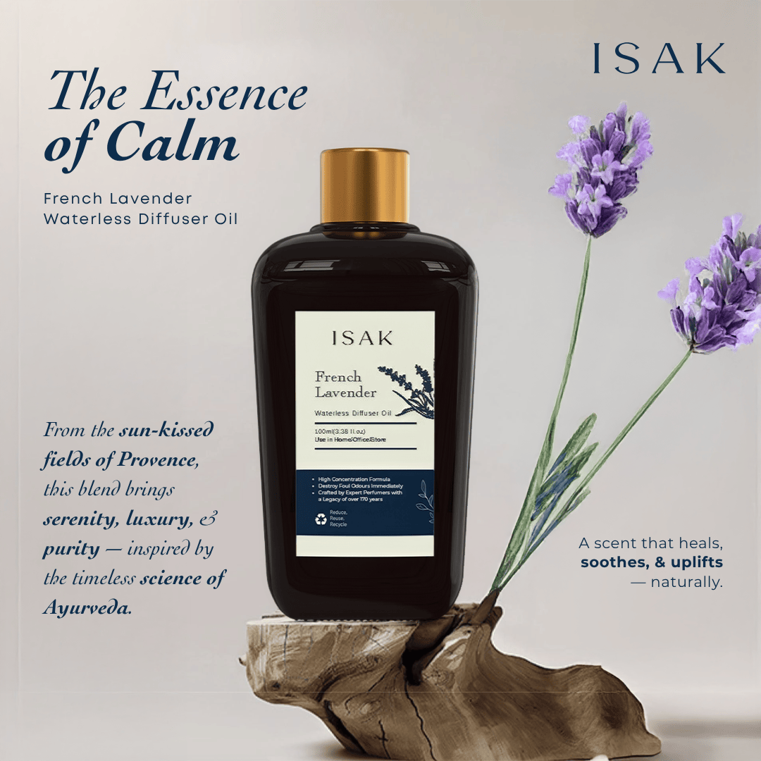 ISAK Home Fragrance 100ml French Lavender Waterless Diffuser Oil