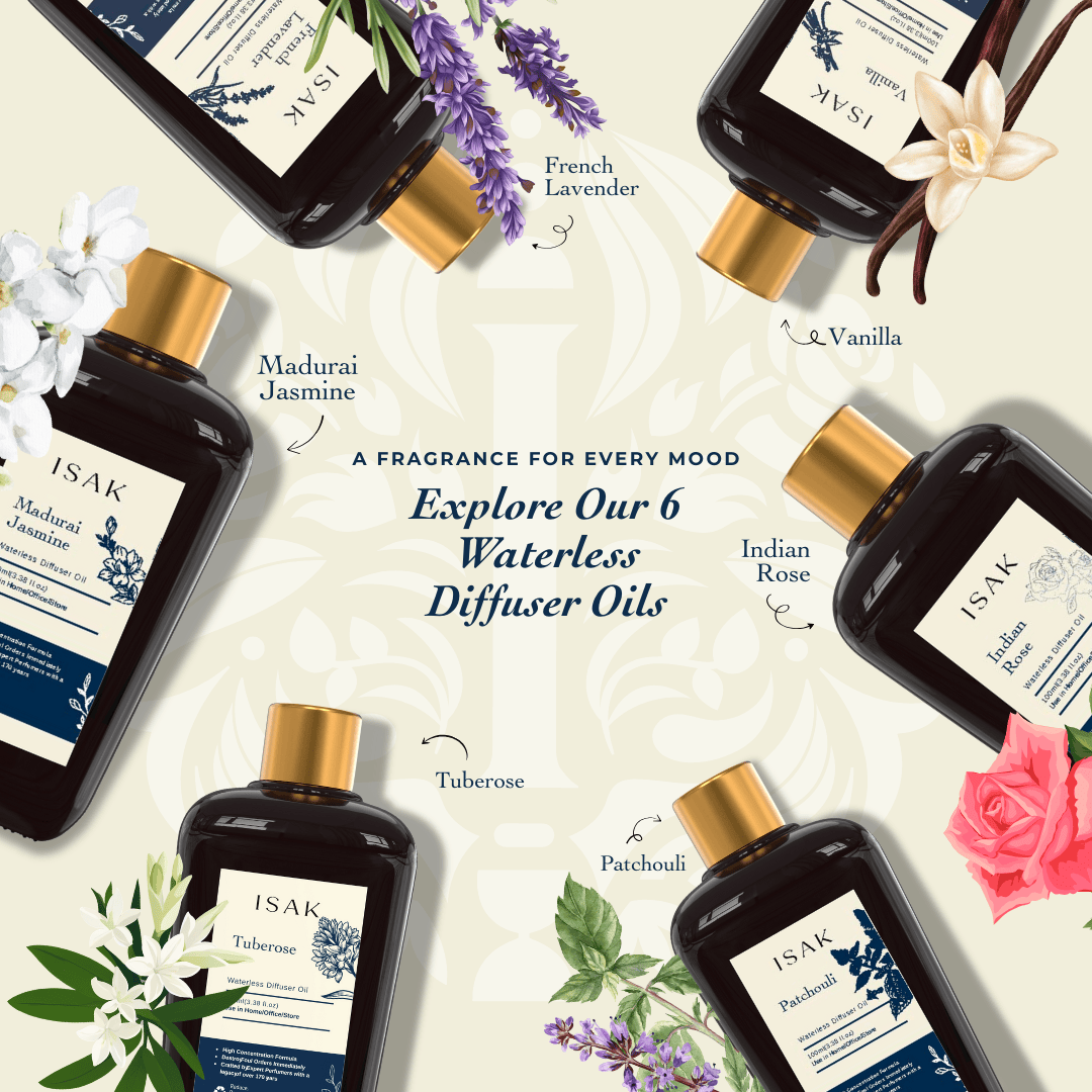 ISAK Home Fragrance 100ml Tuberose Waterless Diffuser Oil