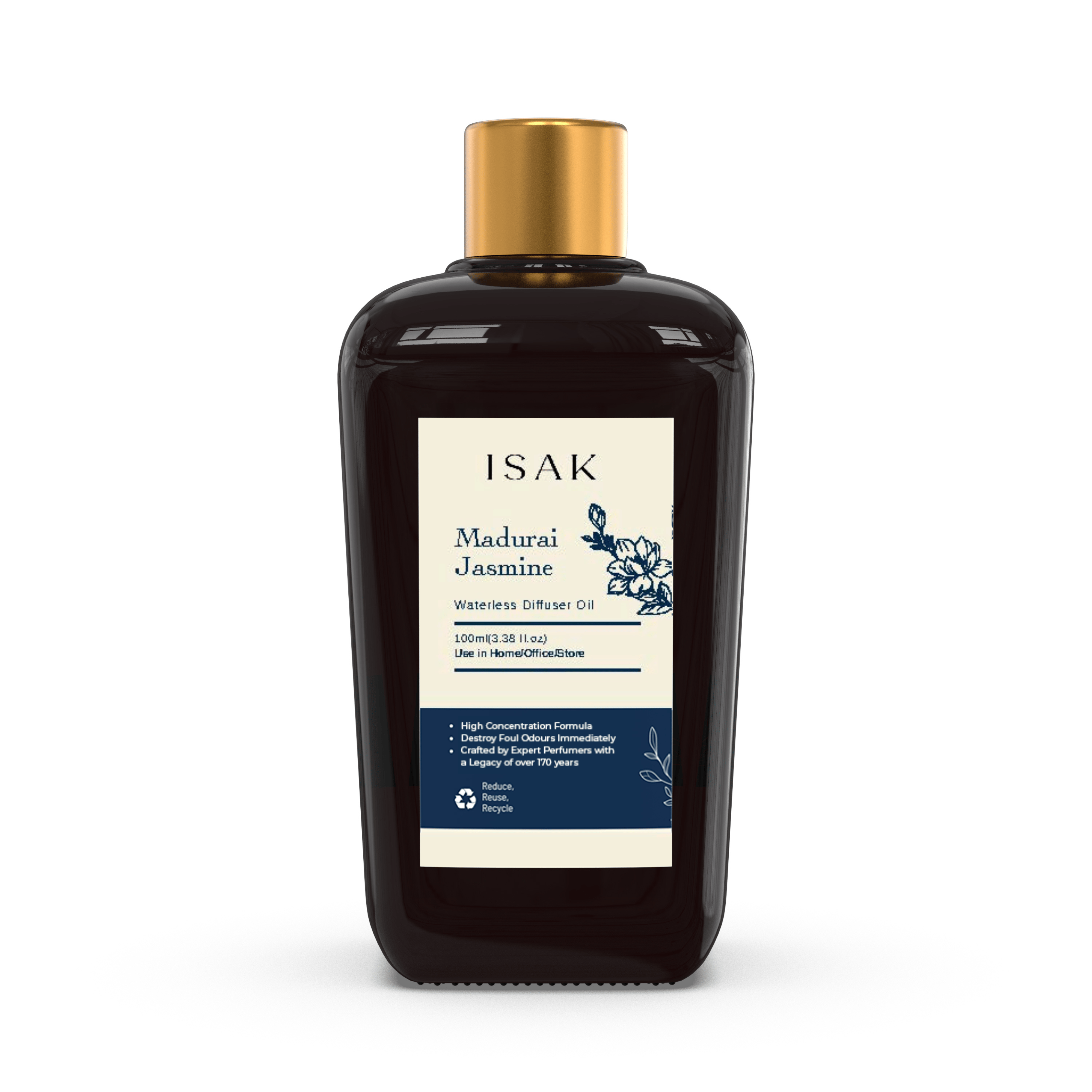ISAK 100ml Madurai Jasmine Waterless Diffuser Oil