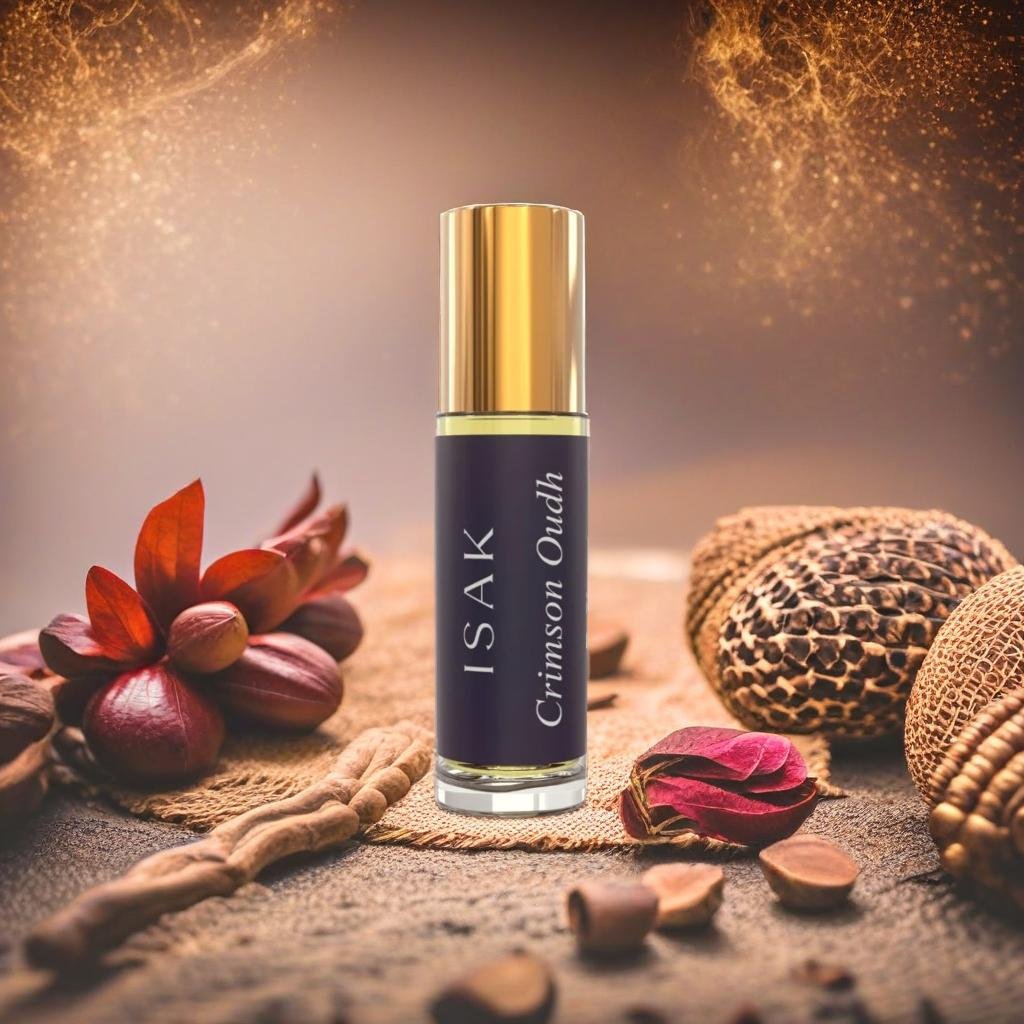Crimson Oudh Attar - Minis,saffron,sandalwood