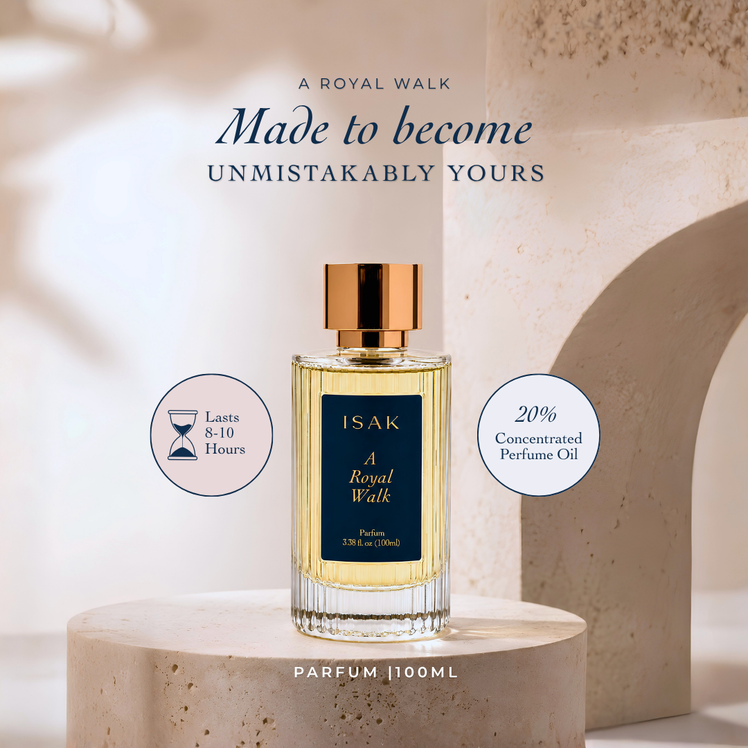 Perfume bottle with gold cap Long lasting Oudh Perfume
