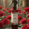 Rose Wonder air freshener spray bottle with black trigger, 50 ml