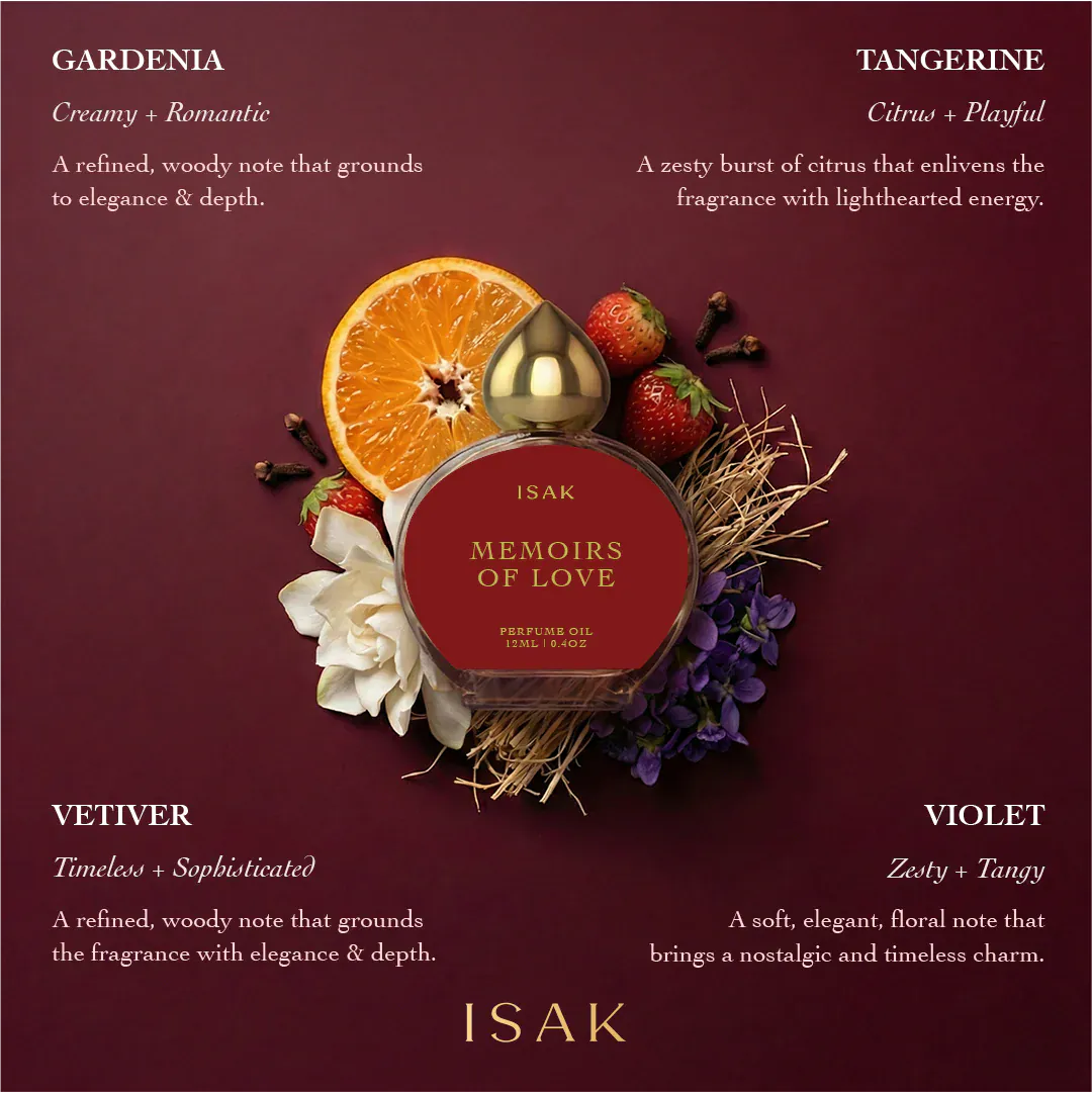 ISAK Attar 12ml Memoirs Of Love Attar