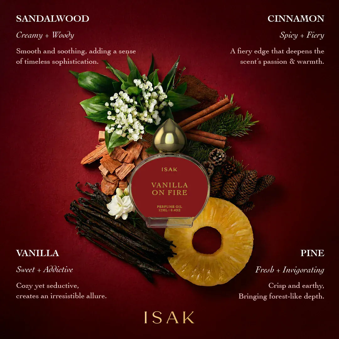 ISAK Attar 12ml Vanilla On Fire Attar