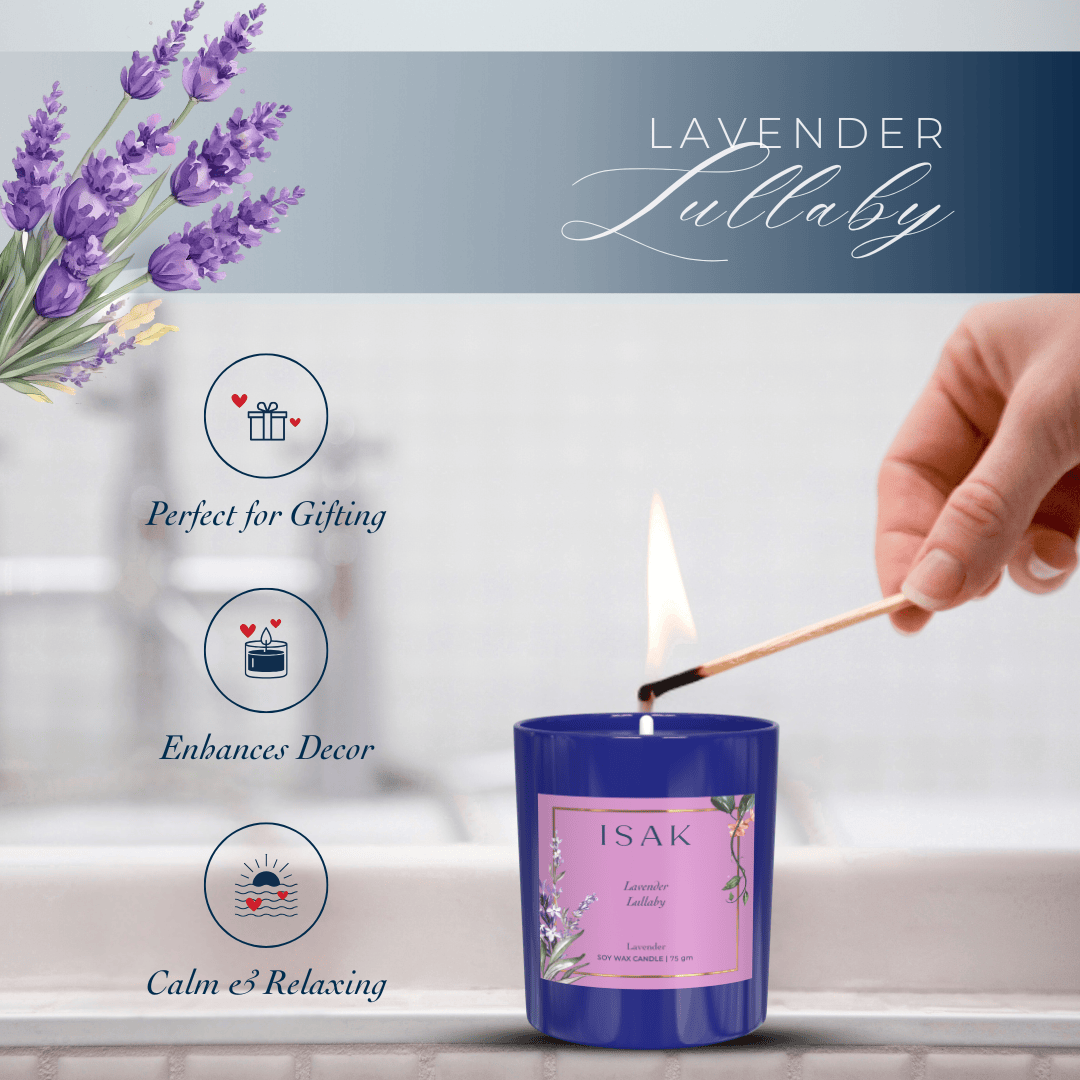 ISAK Candles Lavender Lullaby Scented Candle