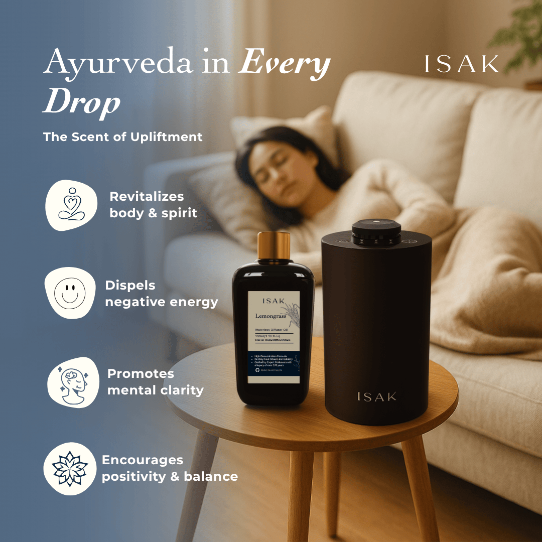 ISAK Home Fragrance 100ml Lemongrass Waterless Diffuser Oil