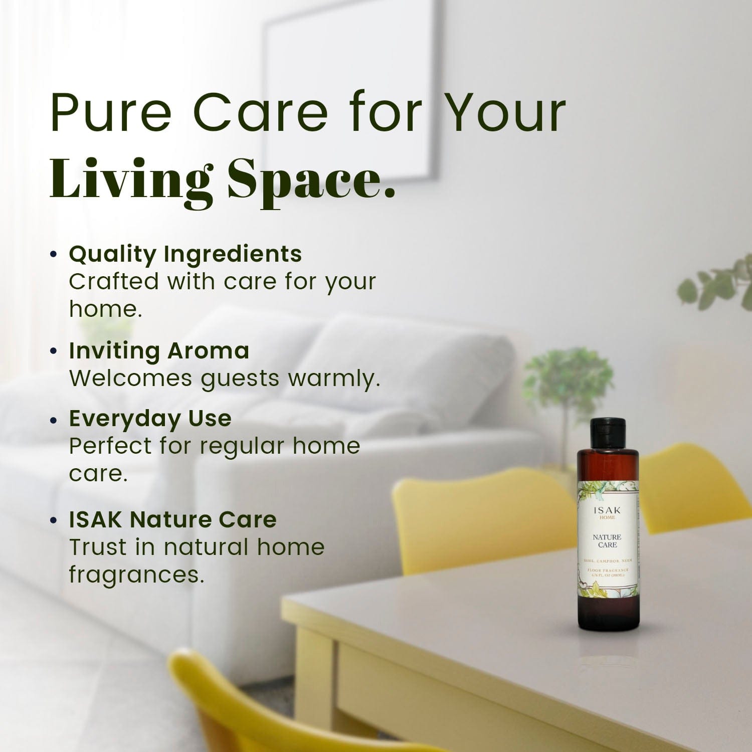 ISAK Home Fragrance 200ml Nature Care Floor Fragrance