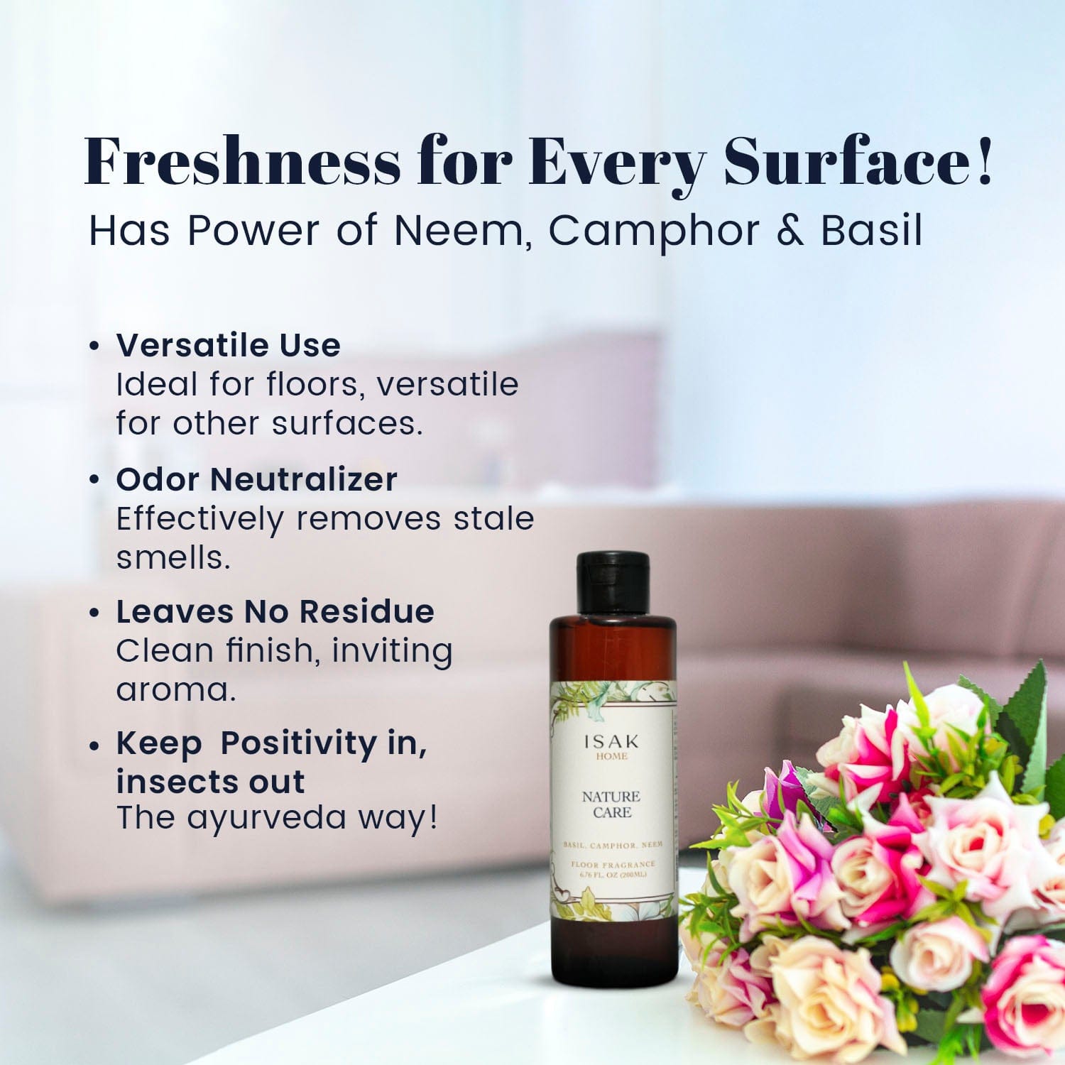 ISAK Home Fragrance 200ml Nature Care Floor Fragrance