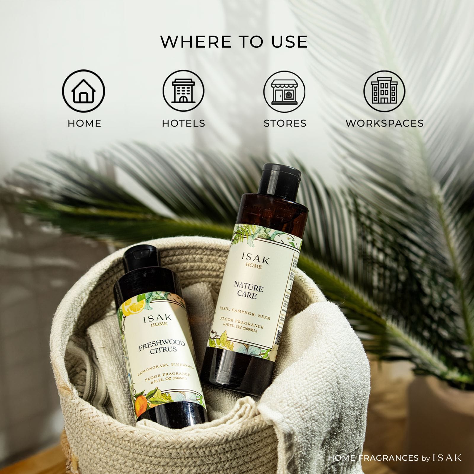 ISAK Home Fragrance 200ml Nature Care Floor Fragrance