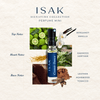 Cosmic Dance perfume mini sample bottle with blue label and spray cap