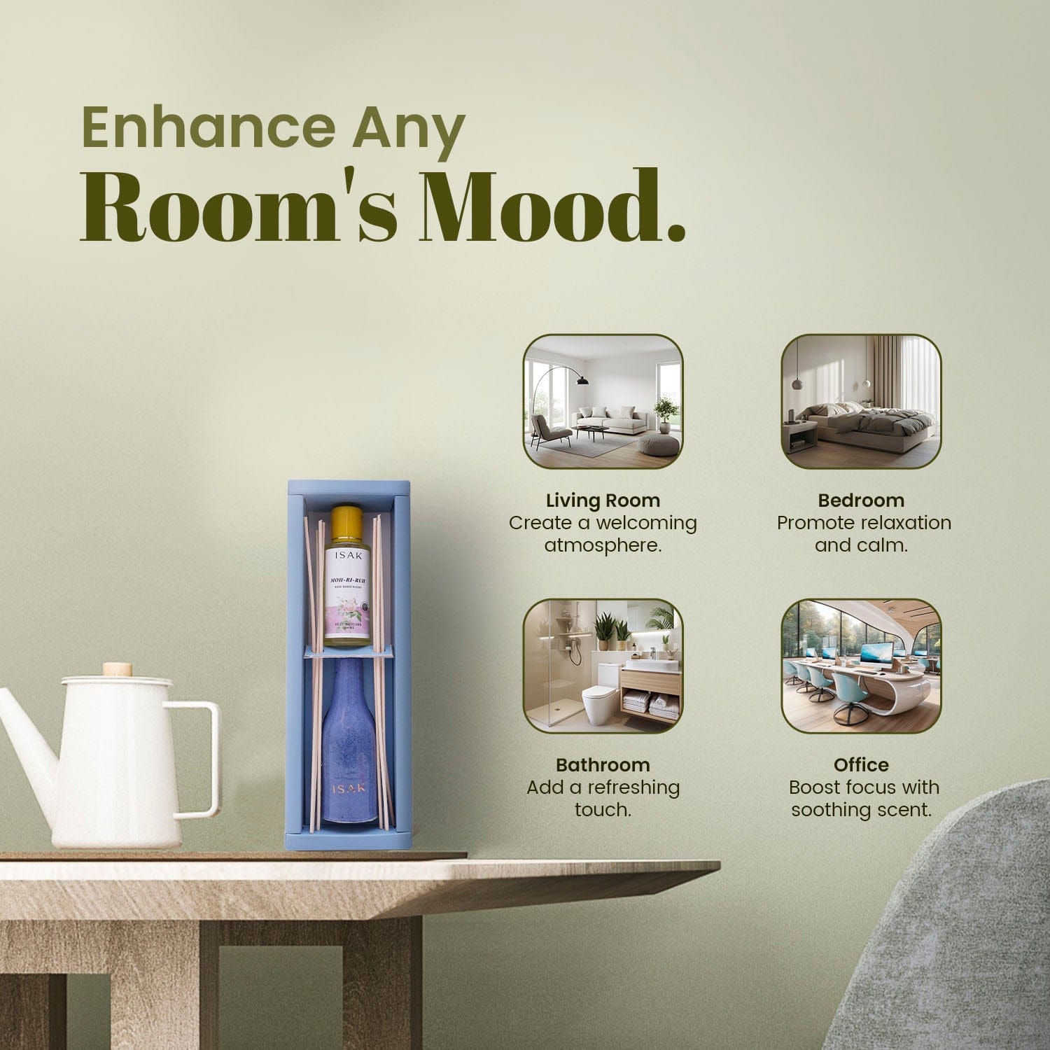 Isak Reed Diffuser Moh-Ri-Ruh Reed Diffuser