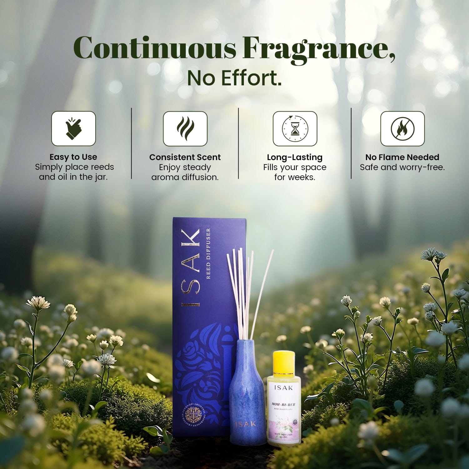 Isak Reed Diffuser Moh-Ri-Ruh Reed Diffuser