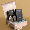 Gift Pack Perfumes Signature: open box with ISAK bottles